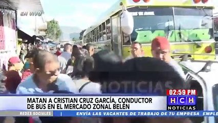 Conductor de bus es asesinado por sicario que iba como pasajero