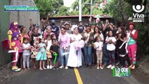 Nuevas calles para familias del barrio El Perú en Managua