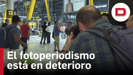Fotoperiodistas advierten del «deterioro» de la profesión en su día mundial