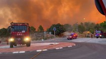 الحريق الضخم في منطقة فالنسيا الاسبانية لا يزال مشتعلا