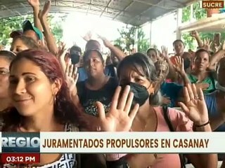 Sucre | PSUV juramenta a propulsores en Casanay rumbo a la elección de líderes de calle este sábado