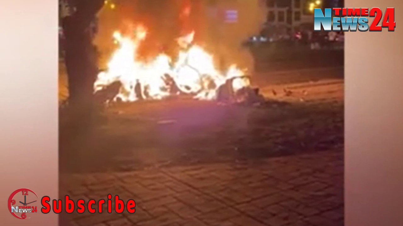 $350k McLaren supercar Burns into Fire after crashing on Gold Coast