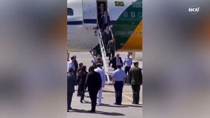 Bolsonaro chega a BH para inaugurqação do TRF-6