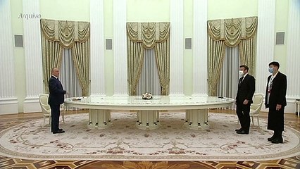 Putin e Macron se dizem favoráveis a inspeção da usina de Zaporizhzhia