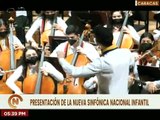 Un total de 165 niños, niñas y jóvenes conforman la nueva Sinfónica Nacional Infantil de Venezuela