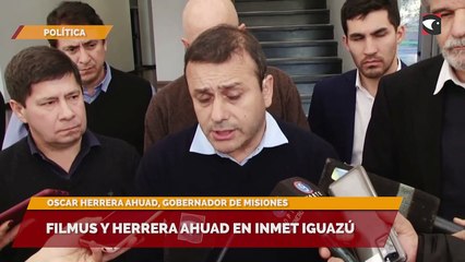Filmus y Herrera Ahuad en INMET Iguazú
