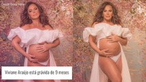 Novas fotos na reta final de gravidez de Viviane Araújo são surpreendentes! Veja ensaio inédito