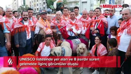 UNESCO listesinde! 8 asırdır süren gelenekten ilginç görüntüler