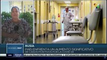 Rusia reporta más de 37 mil 500 nuevos contagios por la Covid-19