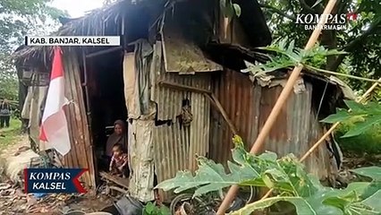 Miris, Roni Bersama Istri dan 5 Anaknya Tinggal di Gubuk Tak Layak Huni