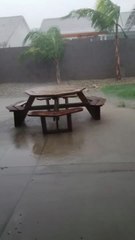 Torrential rain in Castlegate, Queen Creek by Garrett Norris