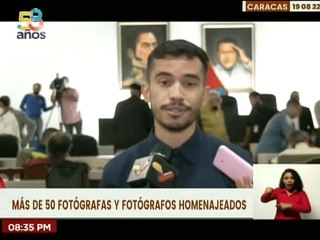 Concejo Municipal de Caracas reconoce la trayectoria de los fotógrafos