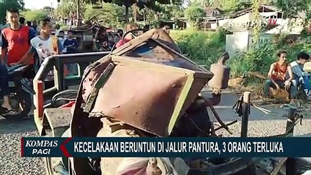 Akibat Kecelakaan Beruntun di Jalur Pantura, 3 Orang Terluka Hingga Kemacetan Panjang