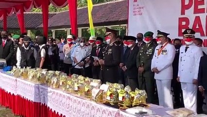 Polresta tangerang Musnahkan 43 Kg Narkotika