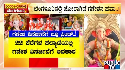 BBMP Prepares Blueprint For Disposal Of Ganesha Idols | Public TV