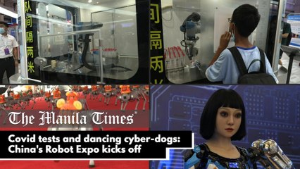 Covid tests and dancing cyber-dogs: China's Robot Expo kicks off