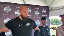 Lane Johnson compares Josh Sweat to Jadevon Clowney , and more