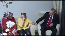 Erdoğan ile genç kız arasında içinizi ısıtacak sohbet
