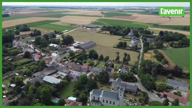 Le Brabant Wallon vu du ciel : Le village de Saint-Remy-Geest