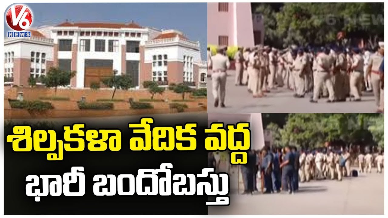 Suspense continues On Munawar Faruqui show _ Madhapur Shilpa Kala Vedika _ Hyderabad _ V6 News (1)