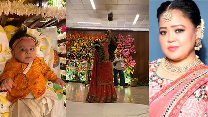 Bharti Singh Son Laksh First Janmashtami Celebration,कान्हा बन फोड़ी मटकी Video | *Entertainment