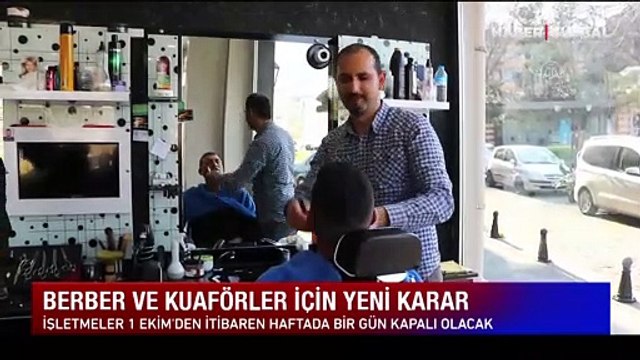 Berber, kuaför ve güzellik merkezleri ile ilgili flaş karar