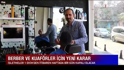 Berber, kuaför ve güzellik merkezleri ile ilgili flaş karar