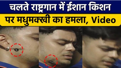 IND vs ZIM: Ishan Kishan पर मधुमक्खी का हमला, चलते राष्ट्रगान में बचे,Video | वनइंडिया हिंदी*Cricket