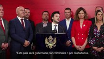 Declaraciones del primer ministro de Montenegro, Dritan Abazovic, tras la moción de censura contra su Gobierno