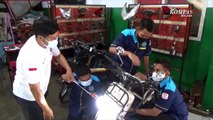 Keren!! Intip Sepeda Motor Listrik Karya Siswa SMK Nasional Malang