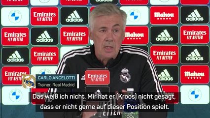 Ancelotti zu Kroos-Ärger: "Weiß ich nichts"