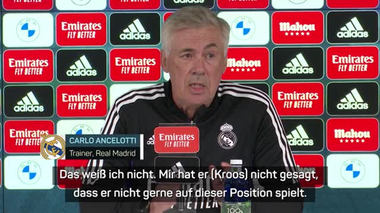 Ancelotti zu kroos-Ärger: "weiß ich nichts"