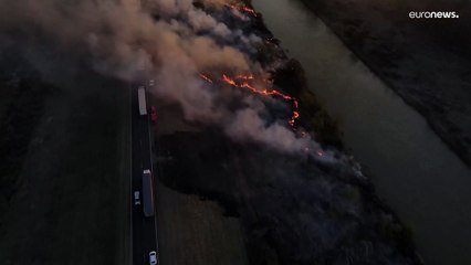 В Аргентине пытаются справиться с пожарами