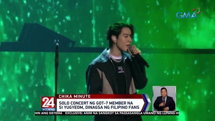Solo concert ng GOT-7 member na si Yugyeom, dinagsa ng Filipino fans | 24 Oras Weekend