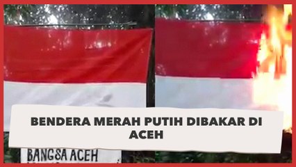 Bendera Merah Putih Dibakar di Aceh, Tolak HUT RI