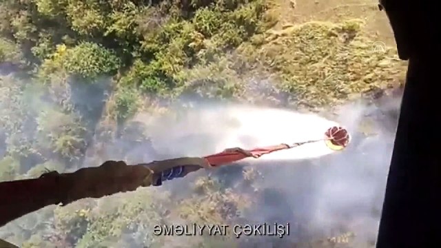 Azerbaycan'da 5 bin hektar arazi yandı