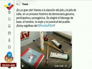 Pdte. Maduro: ¡Es un gran día! se elegirá el liderazgo de base y es un proceso de democracia genuina
