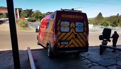 Trabalhador sofre queda e tem suspeita de fratura