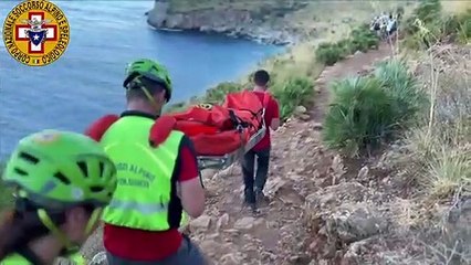 Turista ferita allo Zingaro, soccorsa e portata a Palermo