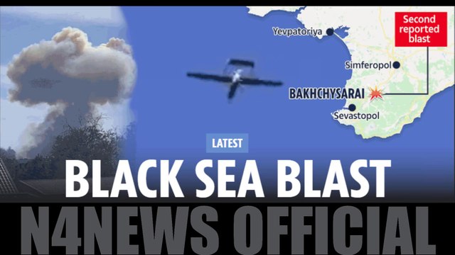 Explosion Rocks Russia’s Black Sea Fleet HQ in Ukrainian Kamikaze Drone Strike as Blast Hit Airfield