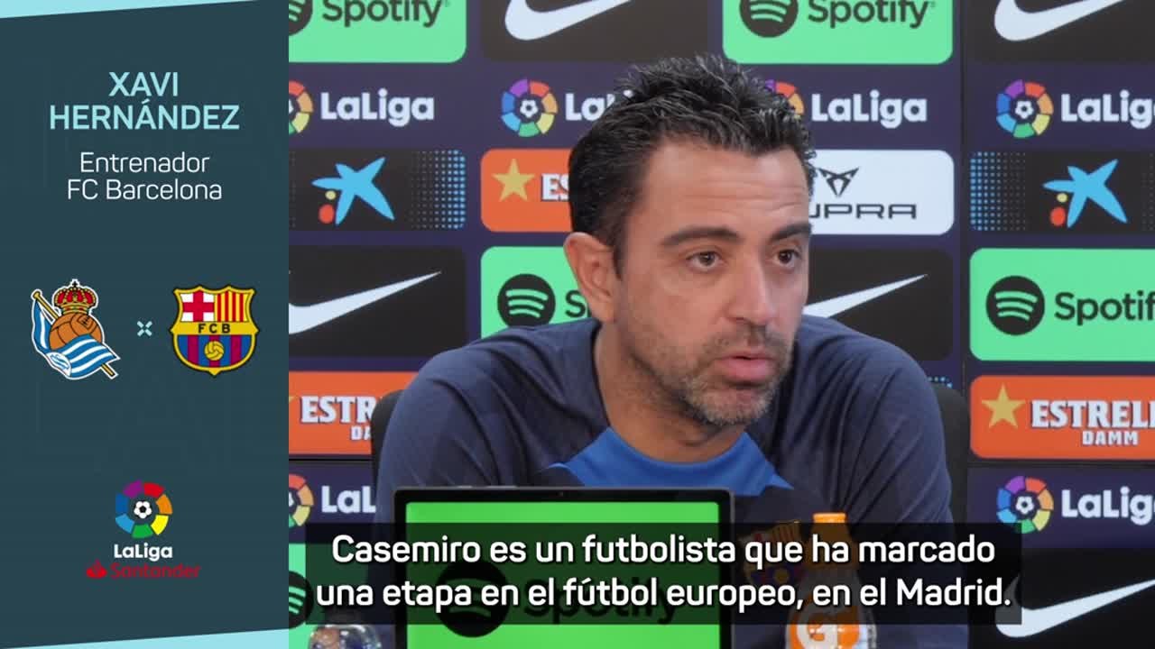 Xavi, en titulares: "Casemiro ha marcado una etapa en el fútbol"