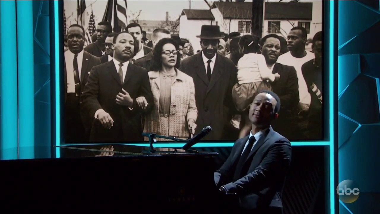 John Legend performs Marvin Gaye's civil rights anthem, What's Going On - Taking The Stage -  2017