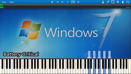 WINDOWS 7 SOUNDS IN SYNTHESIA
