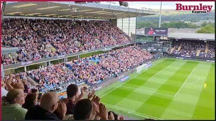 Burnley fans pay tribute to Lenny Johnrose during game against Blackpool