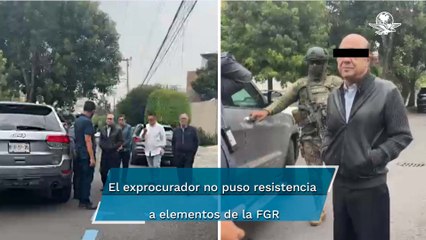 Con las manos en los bolsillos y en plena calle; así fue la detención de Murillo Karam