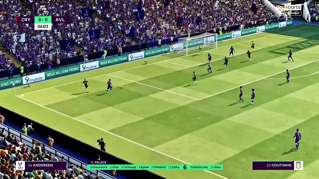 Crystal Palace 3-1 Aston Villa _ Premier League