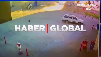 Mardin'de freni patlayan tırın karıştığı kazanın güvenlik kamerası görüntüleri ortaya çıktı