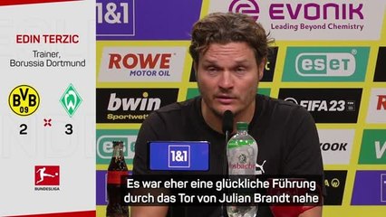 Terzic ehrlich: "Wir reden von einer verdienten Niederlage"