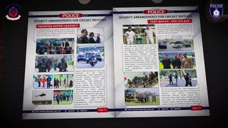 Visuals of the issued Fifth (5th) Edition of Newsletter of Security and Emergency Services Division.