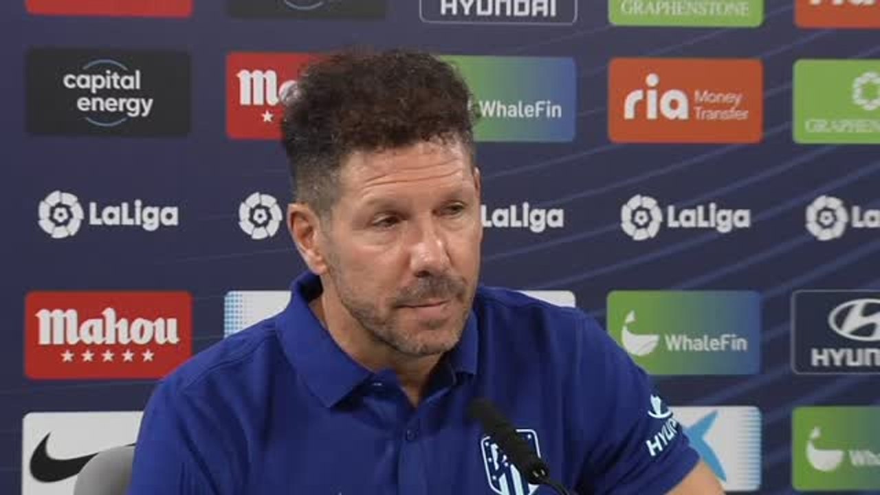 Simeone deja claro el idilio con Griezmann: "Ojalá siga con nosotros"